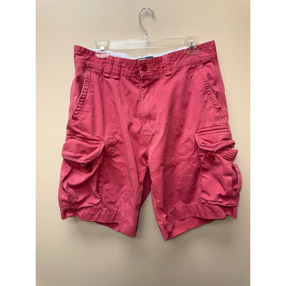 Polo Ralph Lauren Mens 34 Cargo Shorts Salmon Pink Classic Polo Chino Cotton